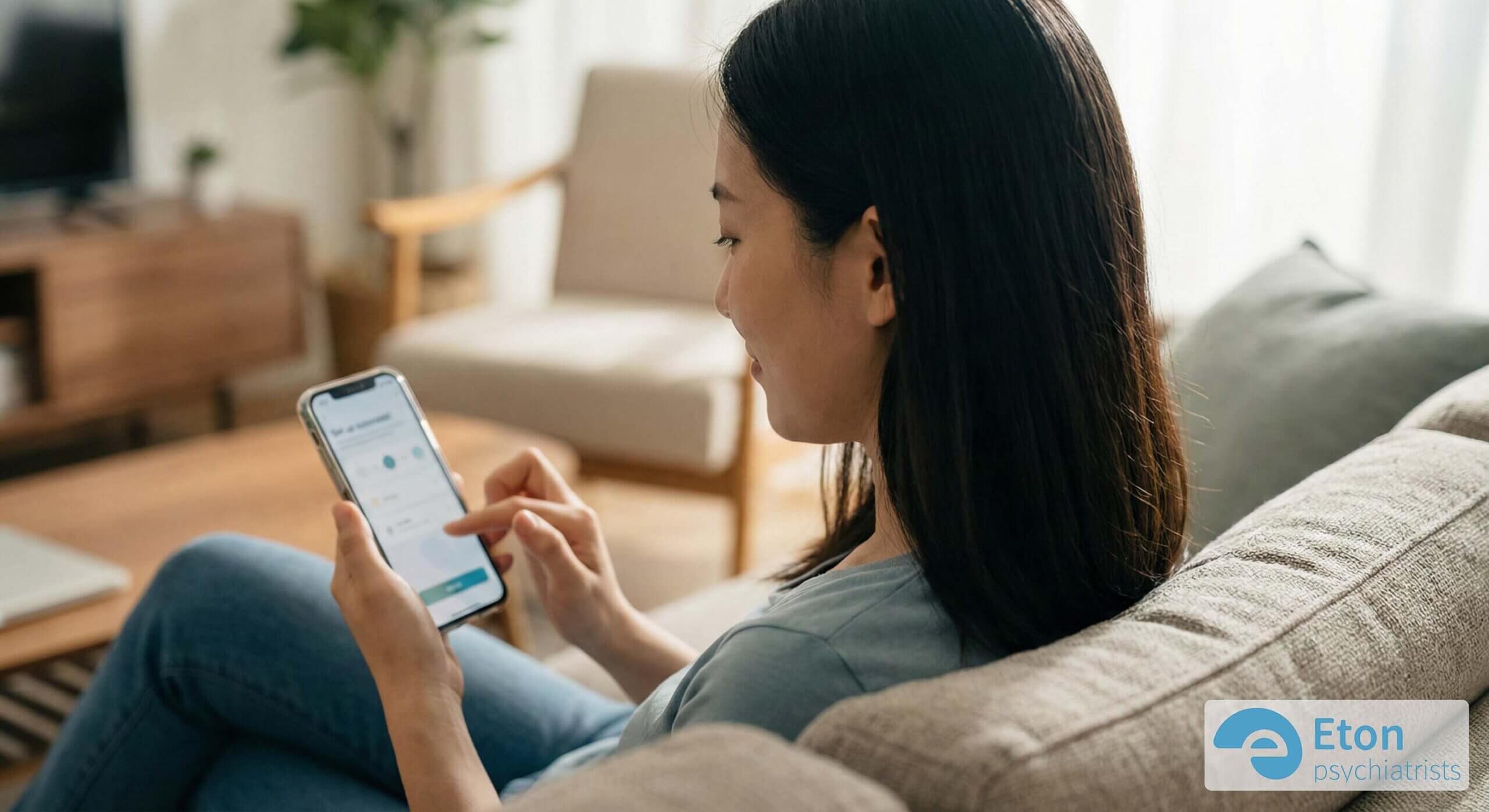 A man standing in a hallway surrounded by boxes, looking stressed, representing the accumulation of impulse buys or the chaos of moving.